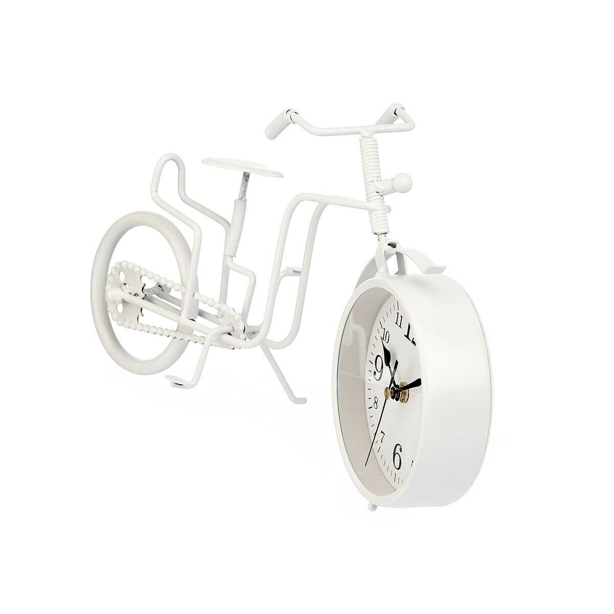 bordsklocka Gift Decor Vit Cykel (4 antal) - 3