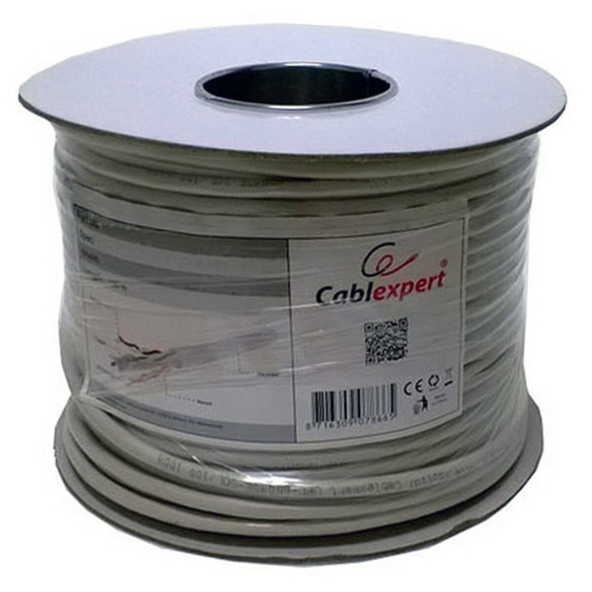 Kabel RJ45 Kategori 5 UTP Styv GEMBIRD UPC-5004E-SOL/100 100 m Grå 100 m - 2