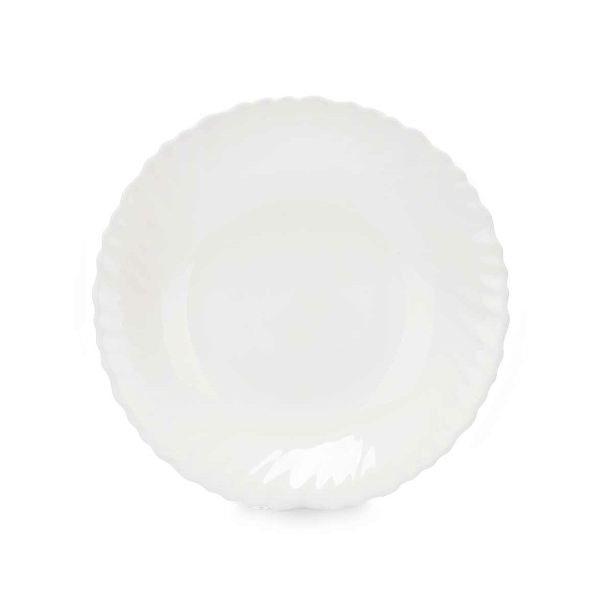Djup tallrik Vivalto Vit Opalinglas 21,5 x 3 x 21,5 cm (24 antal) - 3