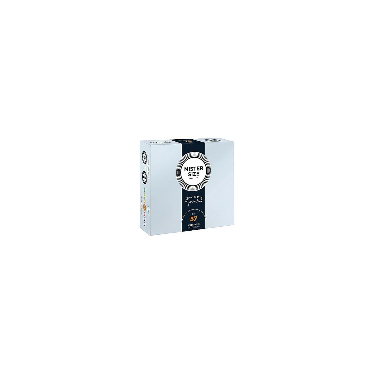 Kondomer Mister Size Pure Feel Extra Thin Ø 5,7 cm - 2