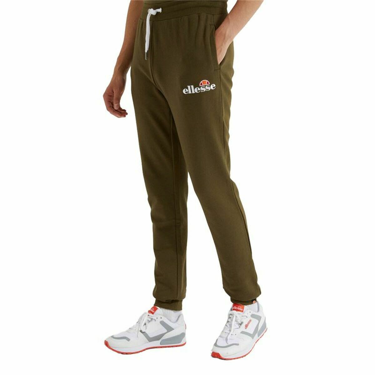 Långa träningsbyxor Ellesse Nioro Jog Män Oliv