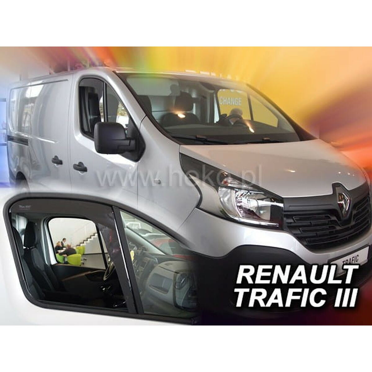 Vindavvisare HEKO HO27189 FIAT Talento renault trafic iii 2014 OPEL VIVARO Frontal 2 Delar - 3