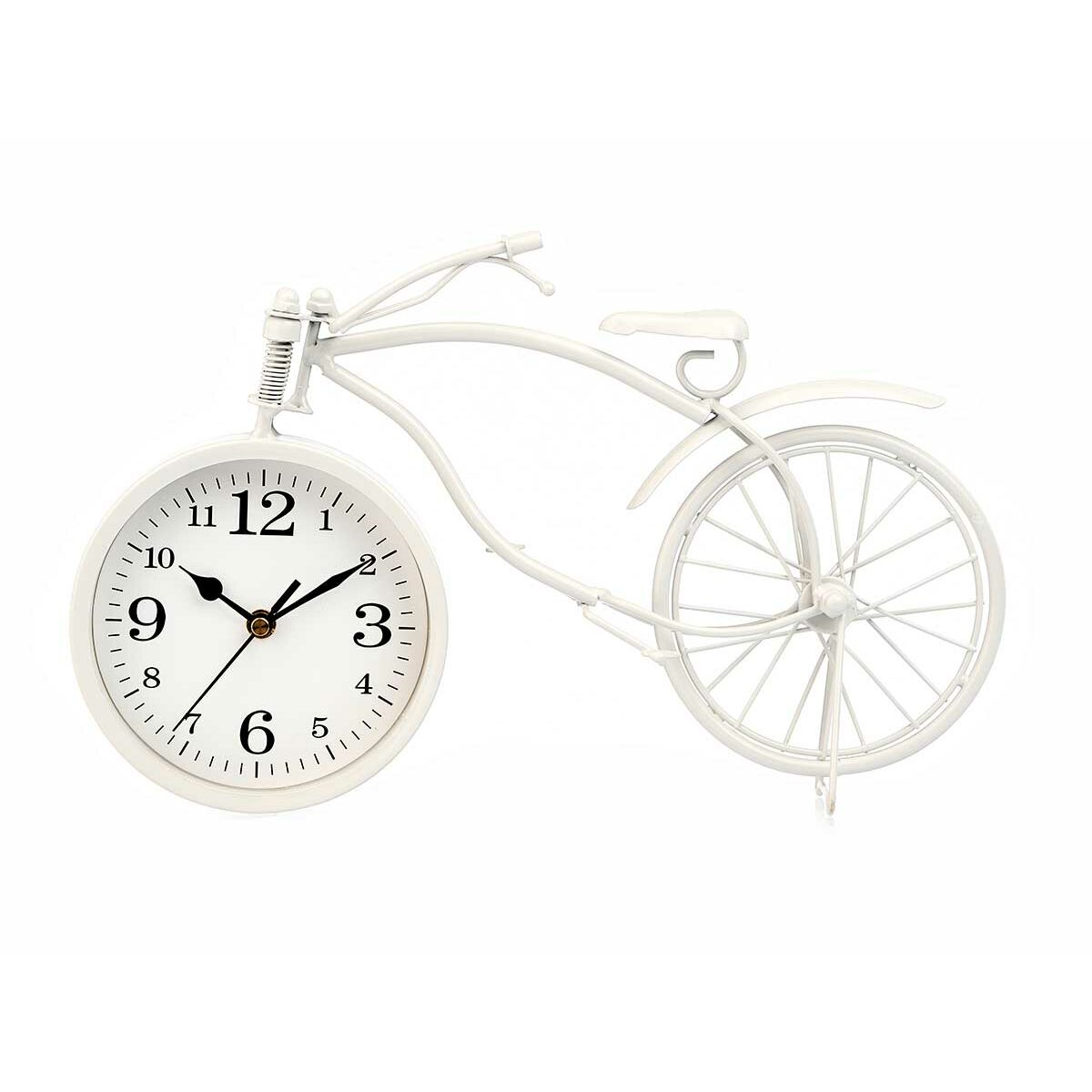 bordsklocka Gift Decor Vit Cykel (4 antal) - 3