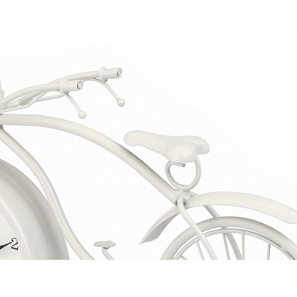 bordsklocka Gift Decor Vit Cykel (4 antal) - 2