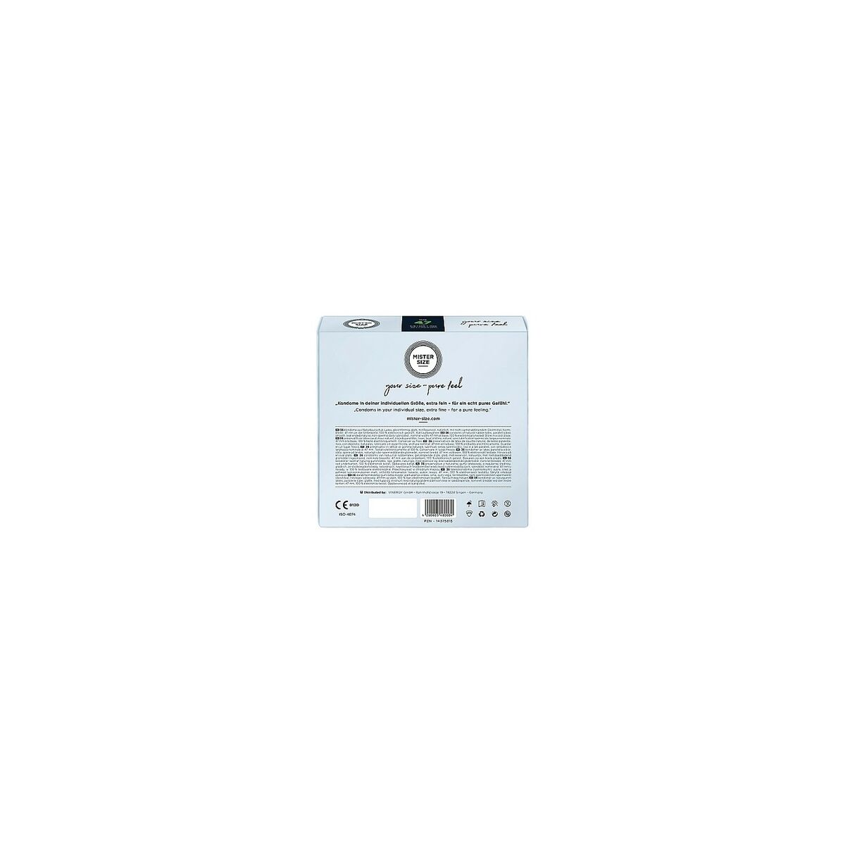 Kondomer Mister Size Pure Fell Extra Fine Ø 4,7 cm - 3