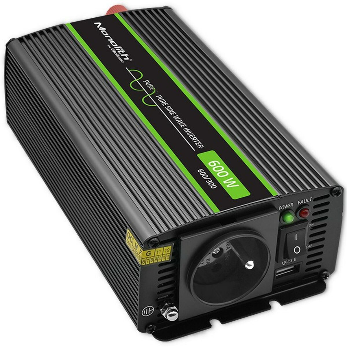Effektomriktare Qoltec 51925 1 Delar - 2
