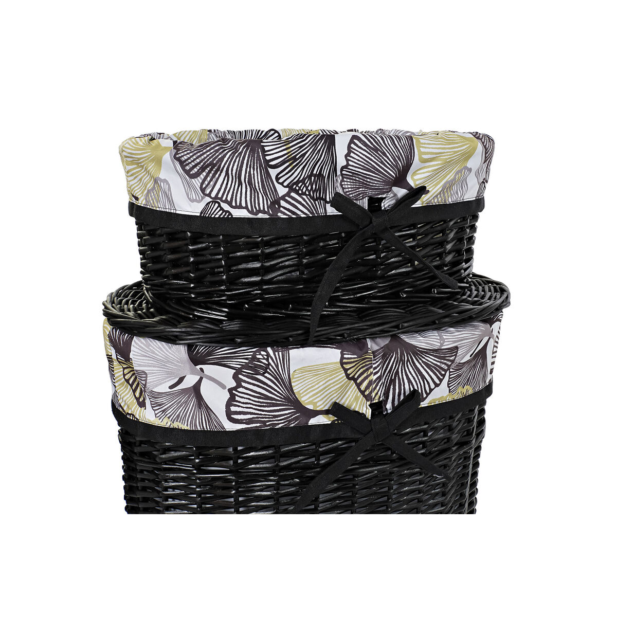 Korg - set DKD Home Decor Svart Multicolour vide 51 x 37 x 56 cm 5 Delar - 4