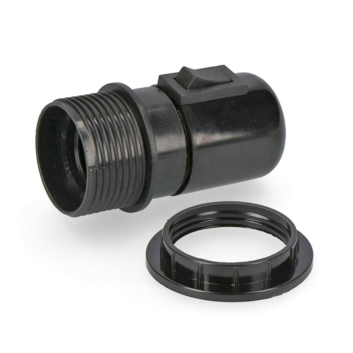 Lamphållare EDM E44034 Svart E27 - 3