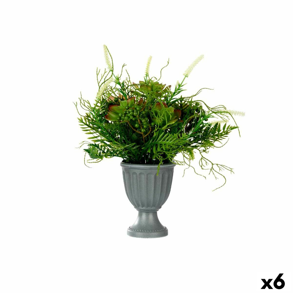 Dekorativ växt Ibergarden Plast Vinglas 21 x 30 x 21 cm 34 x 39,5 x 34 cm (6 antal) - 4