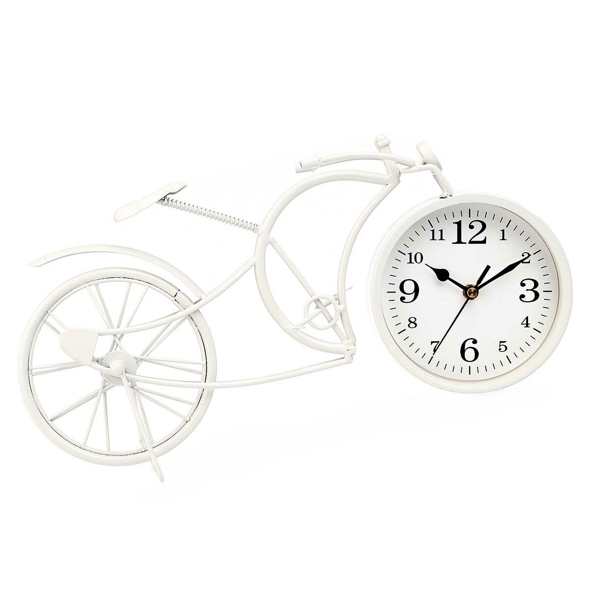 bordsklocka Gift Decor Vit Cykel (4 antal) - 4