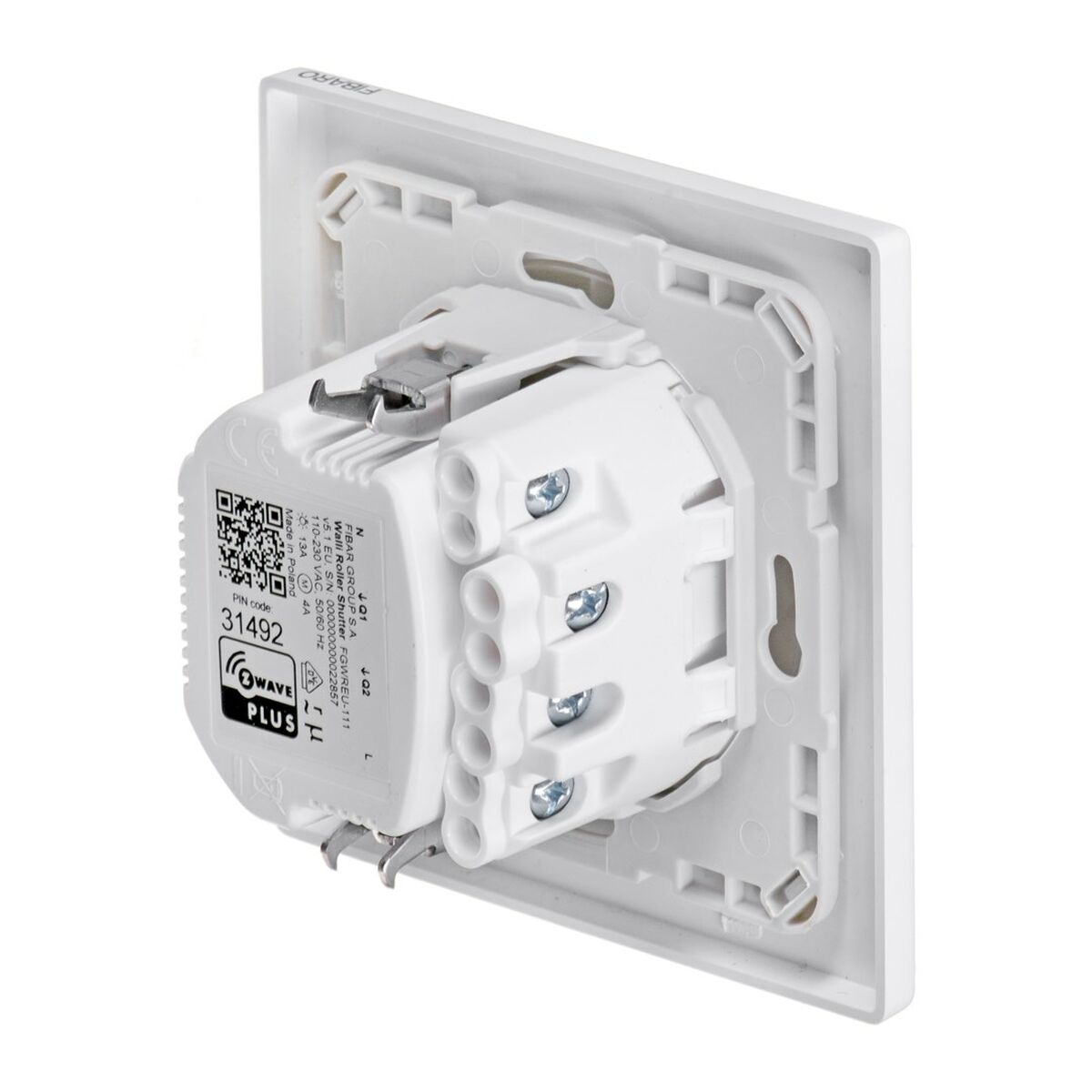 Strömbrytare Fibaro Walli 8,6 x 8,6 x 11 cm - 4