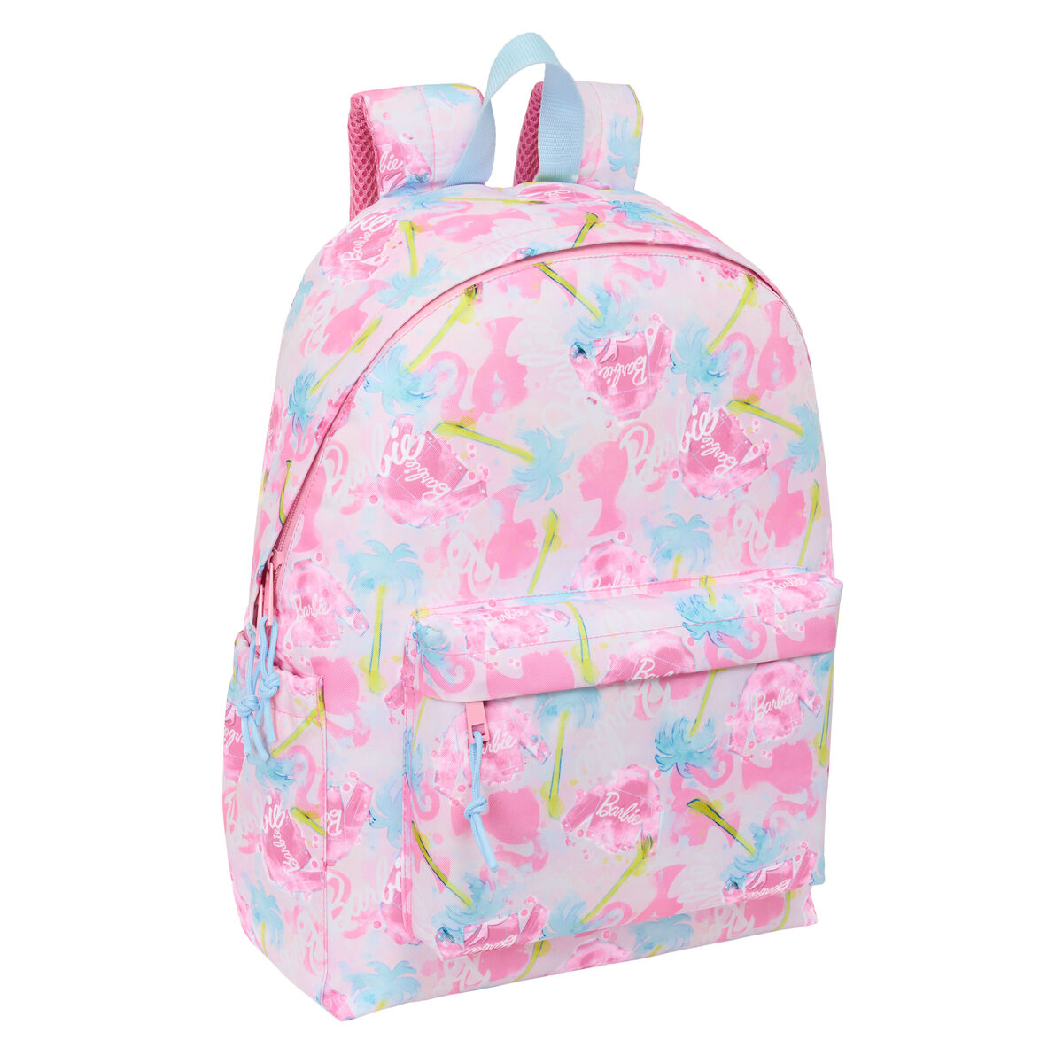 Laptopryggsäck Barbie Painterly Rosa Himmelsblå 31 x 43 x 13 cm