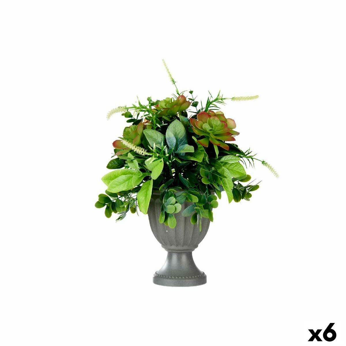 Dekorativ växt Ibergarden Plast Vinglas 25 x 36 x 25 cm (4 antal) - 4
