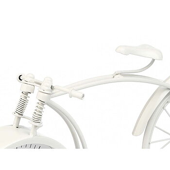 bordsklocka Gift Decor Vit Cykel (4 antal)