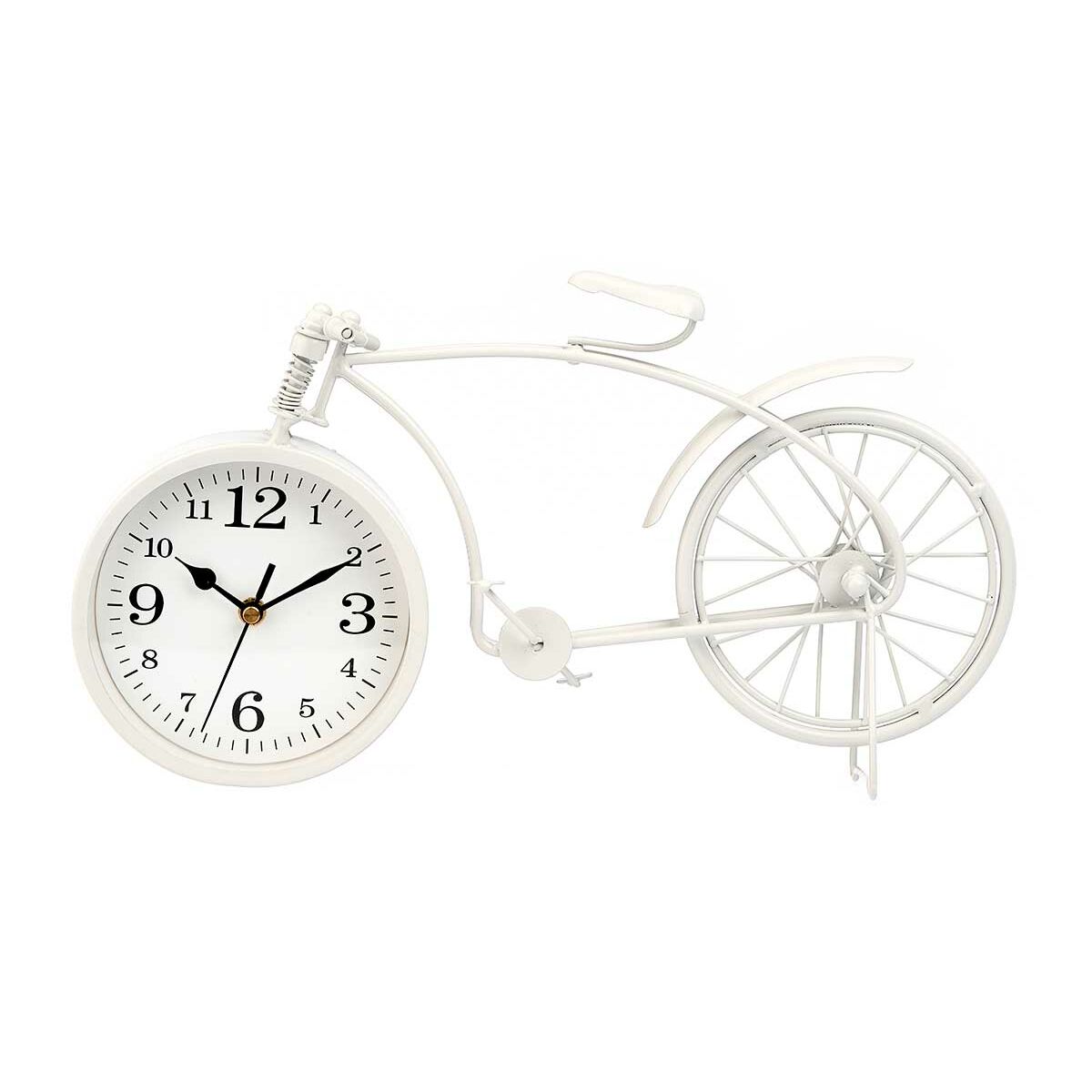 bordsklocka Gift Decor Vit Cykel (4 antal) - 4