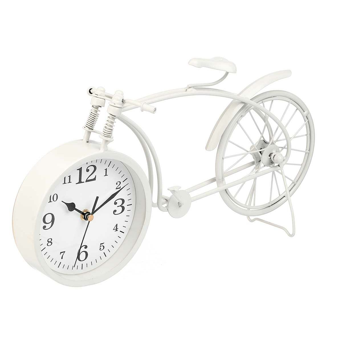 bordsklocka Gift Decor Vit Cykel (4 antal) - 3