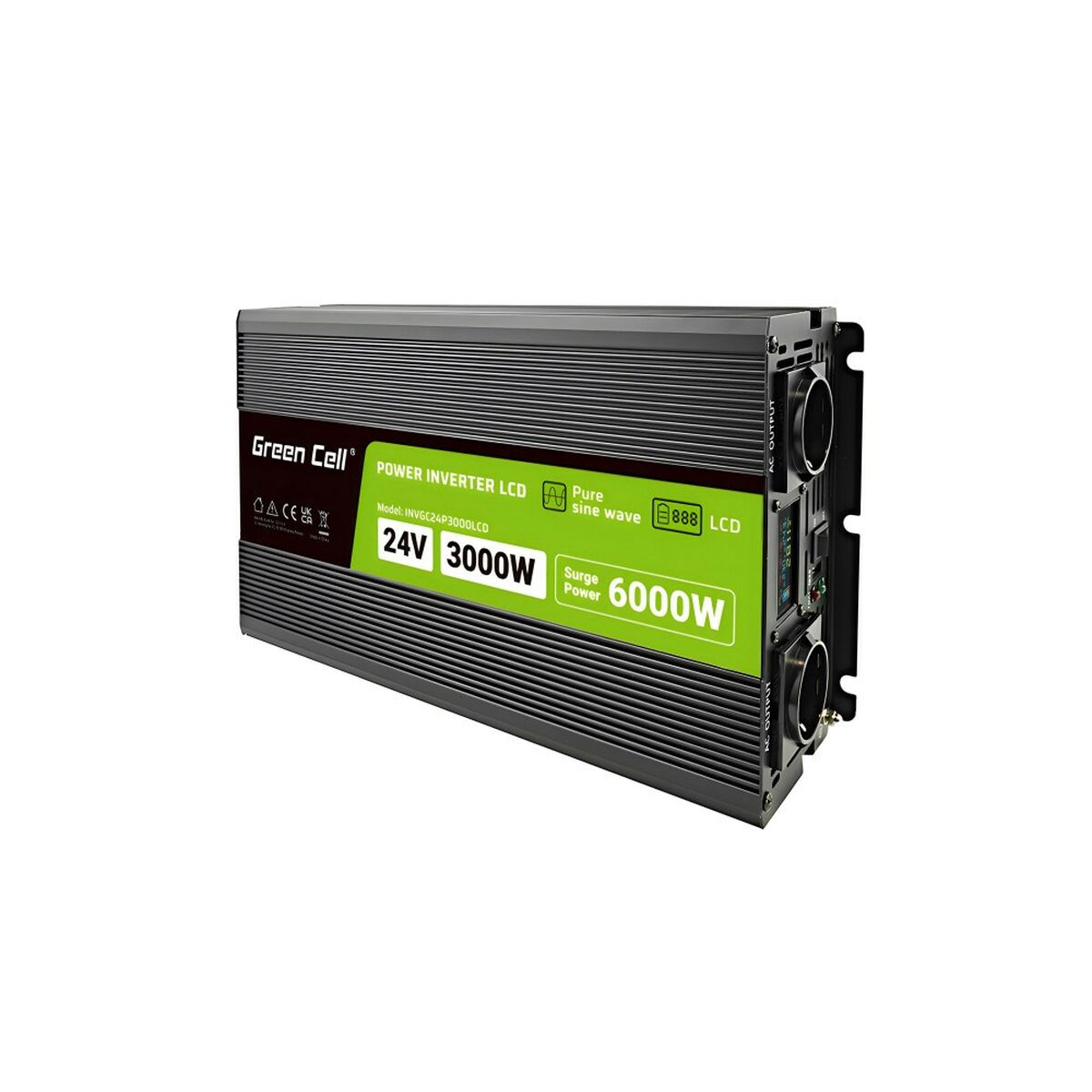 Eladapter Green Cell INVGC24P3000LCD 3000 W 1 Delar - 6