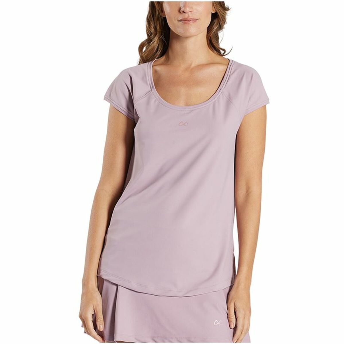 T-shirt med kortärm Dam Ditchil Lavendel