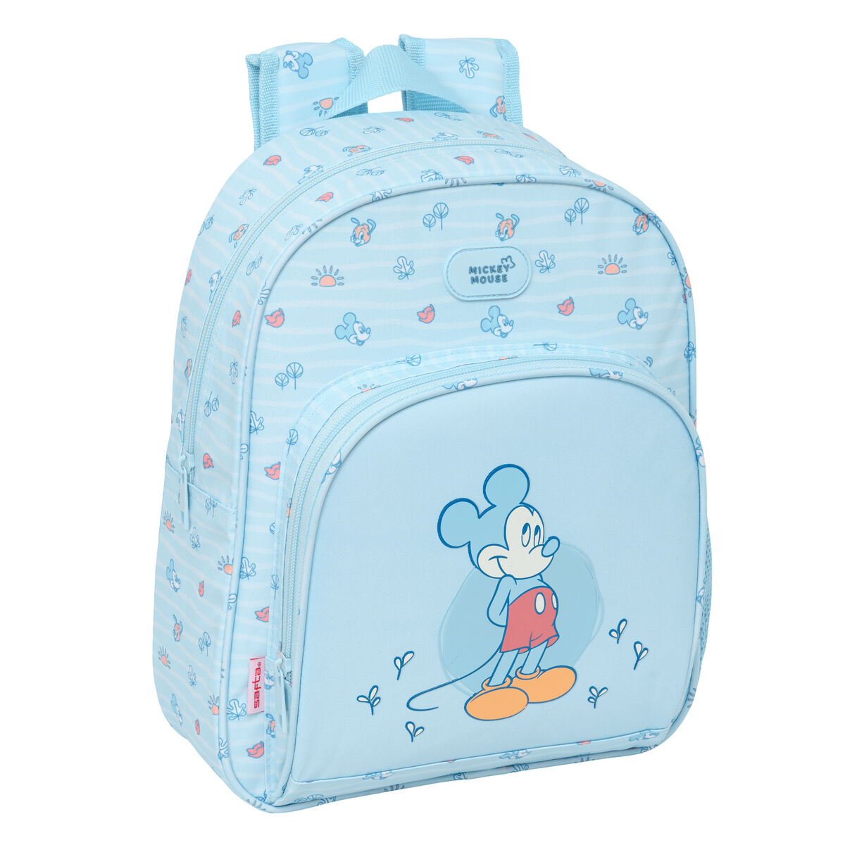 Barnryggsäck Mickey Mouse Clubhouse Baby Ljusblå 28 x 34 x 10 cm