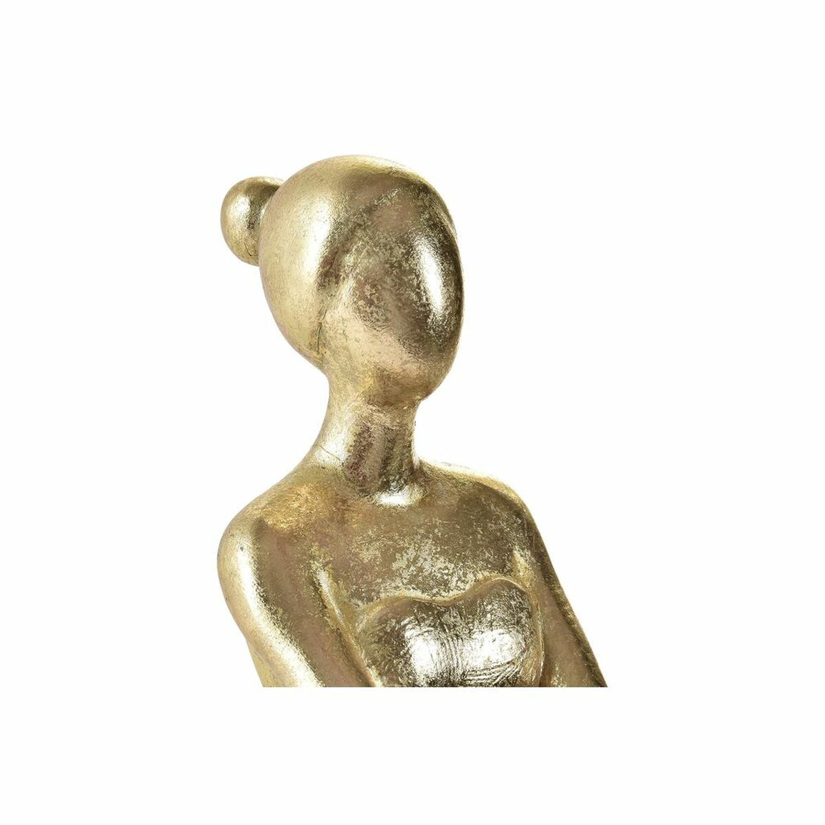 Prydnadsfigur DKD Home Decor Ballerina Gyllene Harts Mörkgrå (21,5 x 23 x 32 cm) - 5