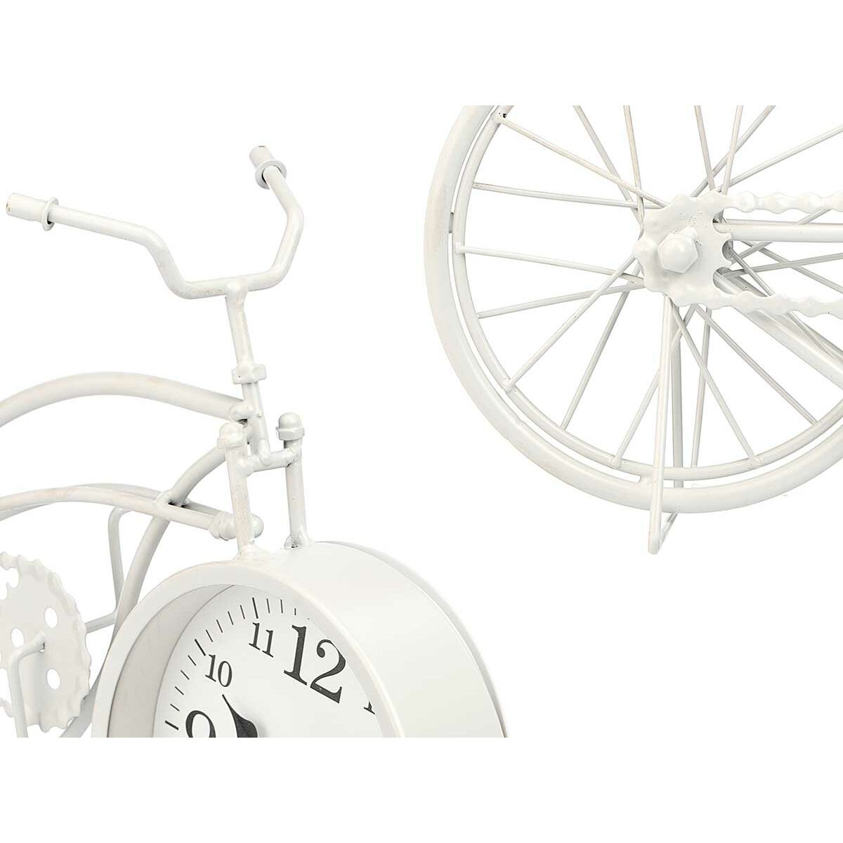 bordsklocka Gift Decor Vit Cykel (4 antal) - 2