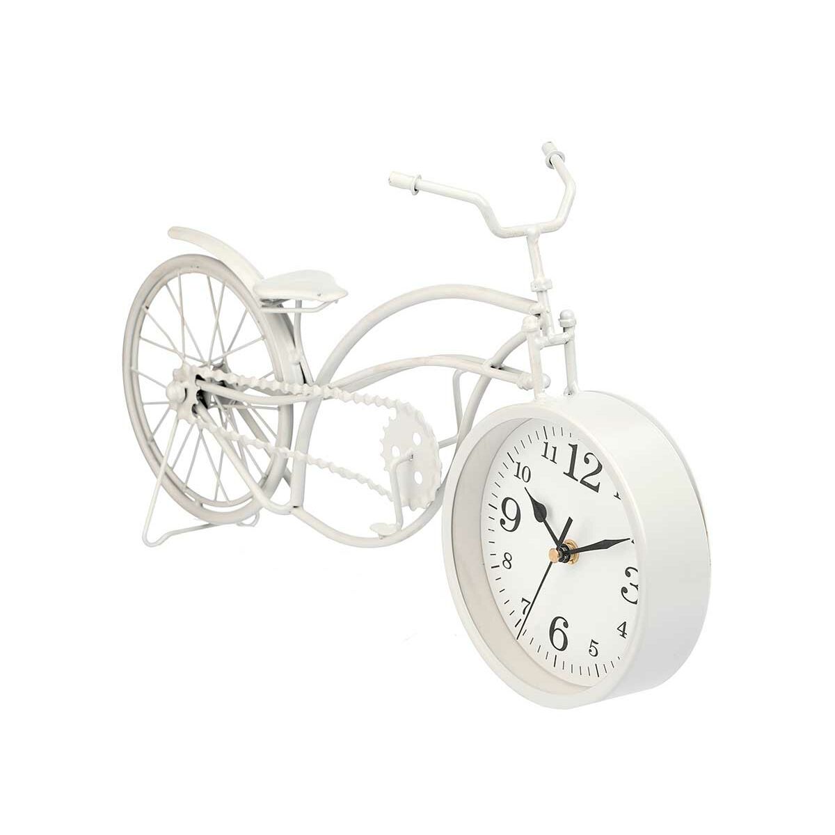 bordsklocka Gift Decor Vit Cykel (4 antal) - 3