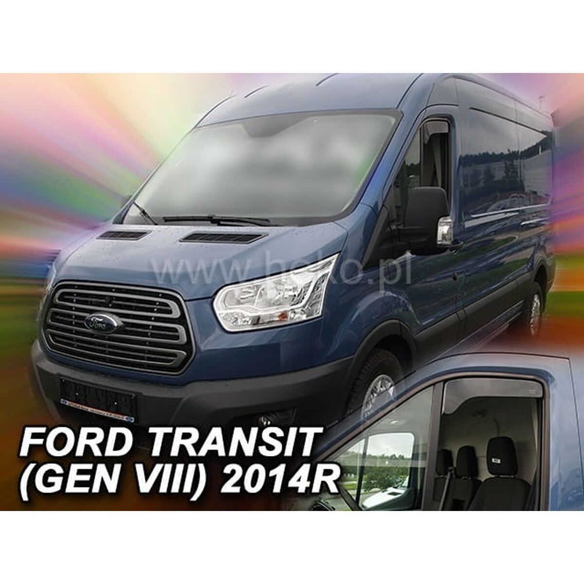 Vindavvisare HEKO HO15309 FORD TRANSIT (GENVIII) Framåt 2 Delar - 2