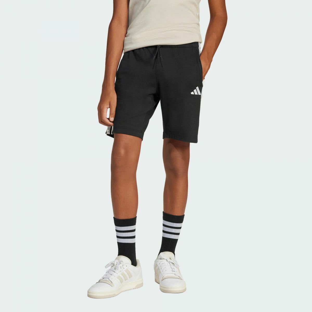 Sportshorts för barn Adidas J 3S KN SH 210 JE0310 Svart - 2