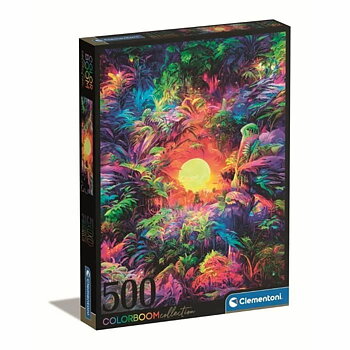 Pussel Clementoni Colorboom Psychedelic Jungle 500 Delar
