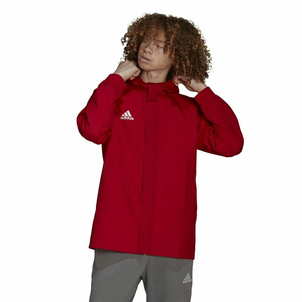Träningsjacka Herr Adidas Entrada 22 Röd - 2