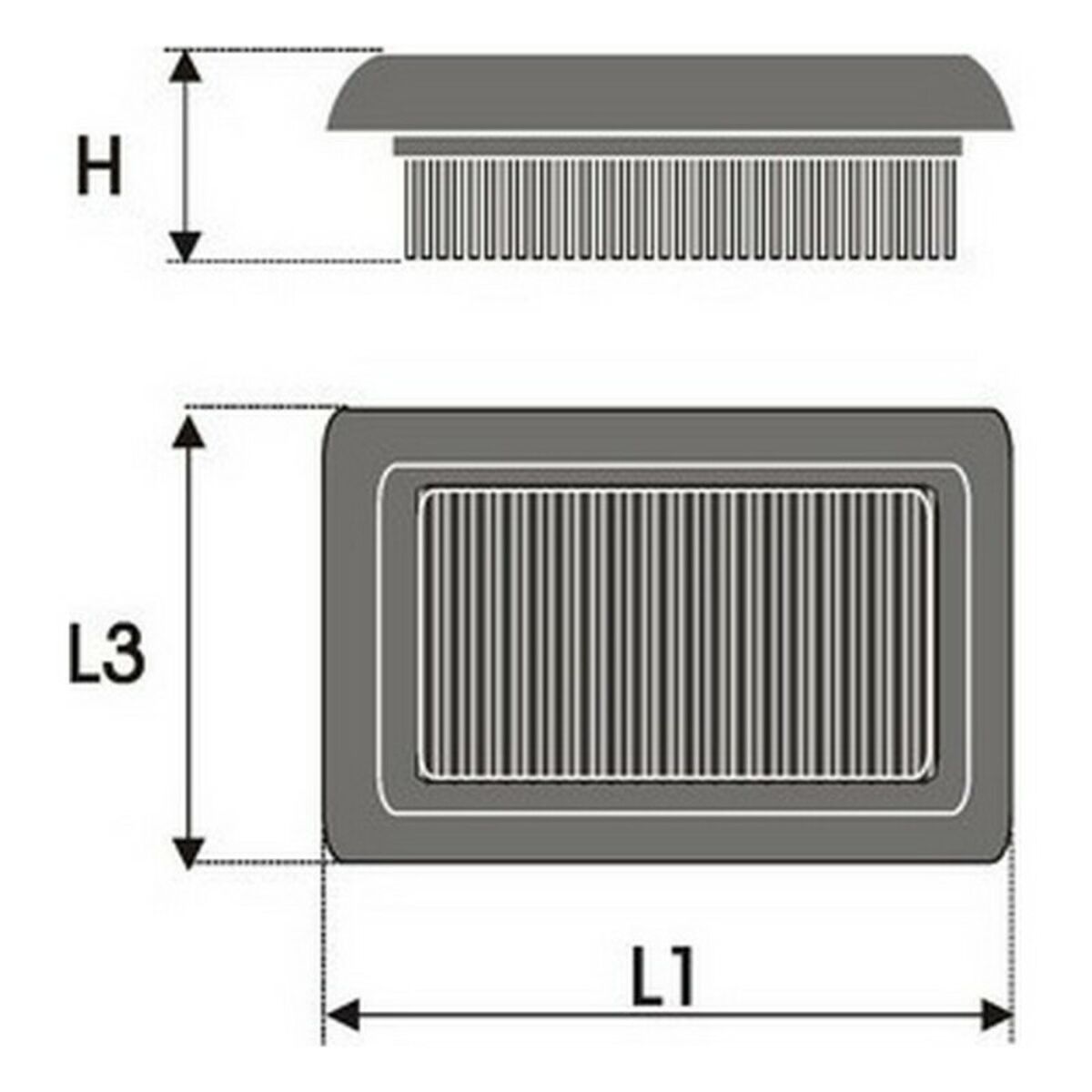 Luftfilter Green Filters P585279 - 4
