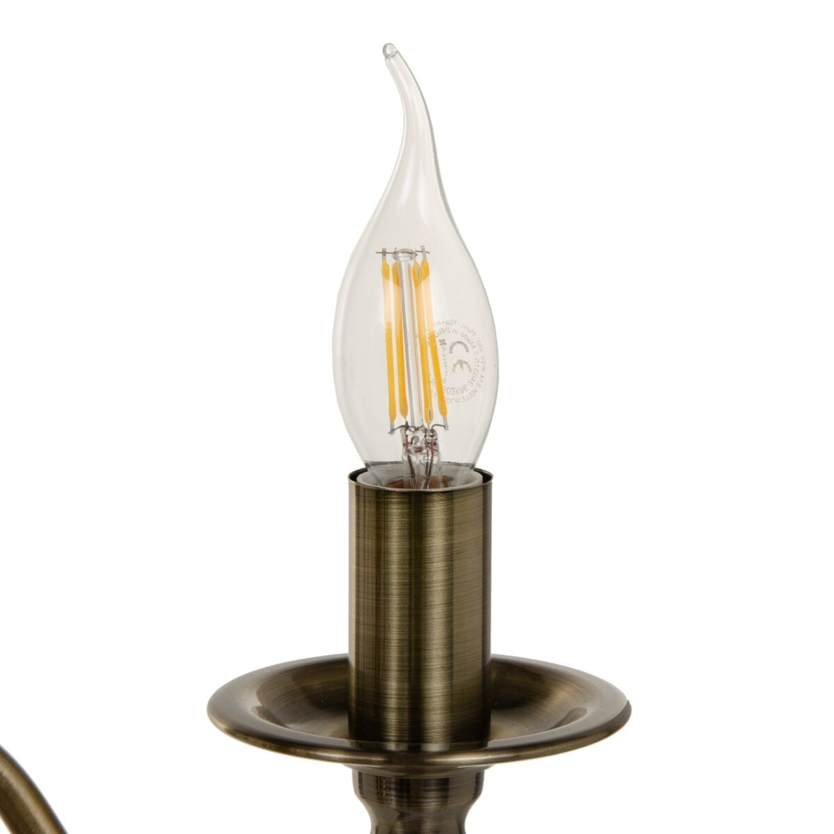 Taklampa 38 x 38 x 80,5 cm Gyllene Metall - 3