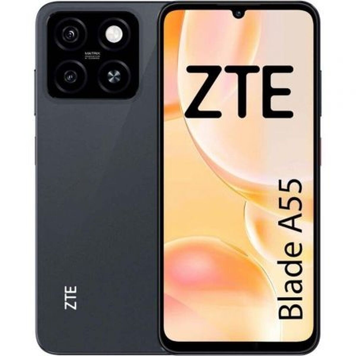 Smartphone ZTE Blade A55 Octa Core 4 GB RAM 64 GB Svart 6,75"