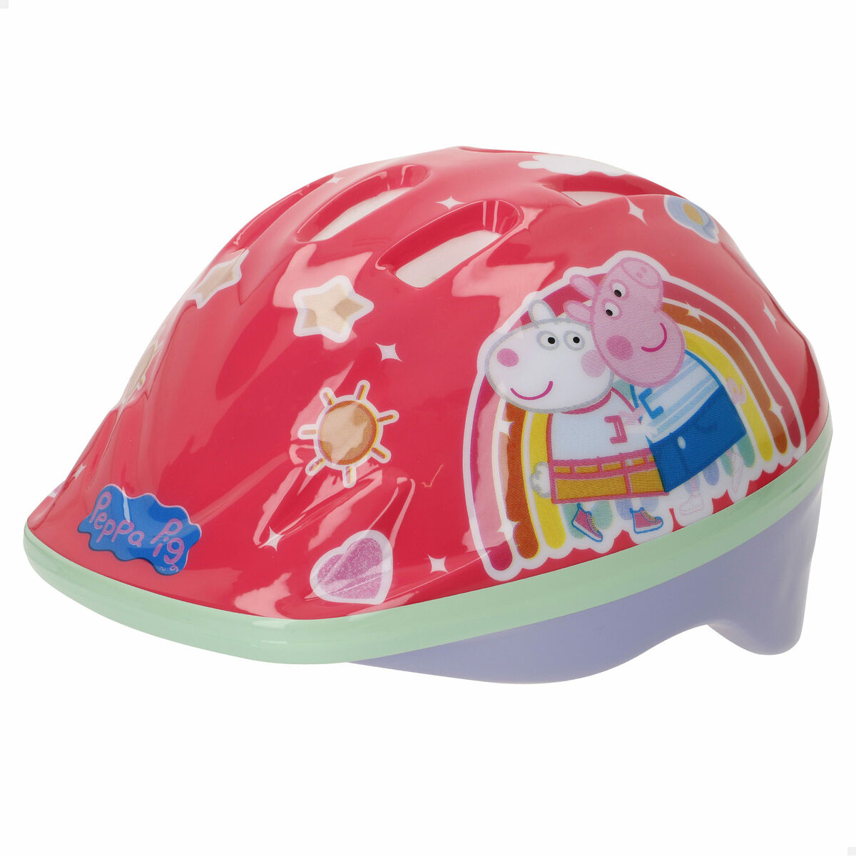Cykelhjälm för barn Peppa Pig Röd 48-52 cm - 2