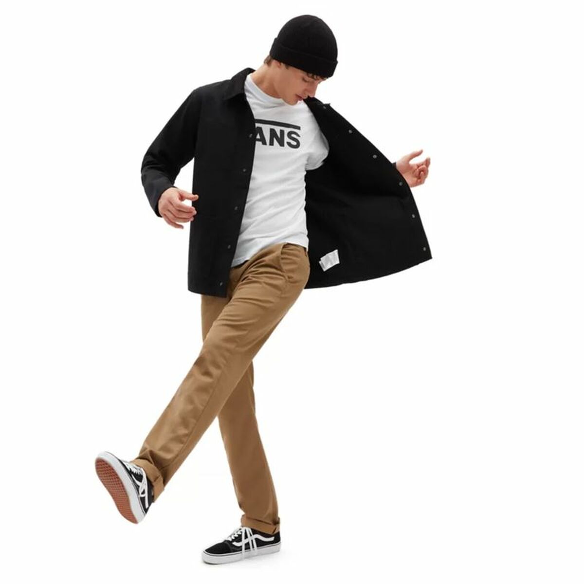 Tröja utan huva Herr Vans Classic Vit - 9