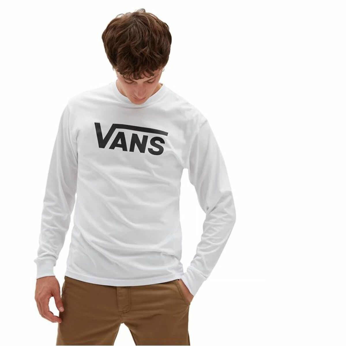 Tröja utan huva Herr Vans Classic Vit - 7