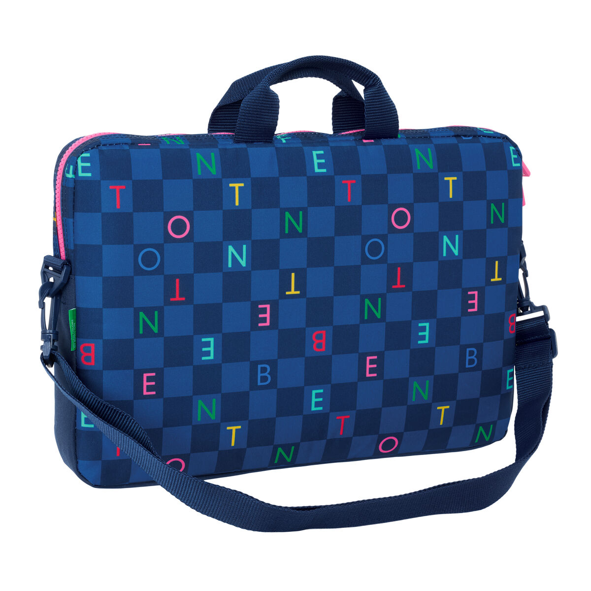 Laptopväska Benetton Damero Marinblå 40 x 27 x 4 cm - 2