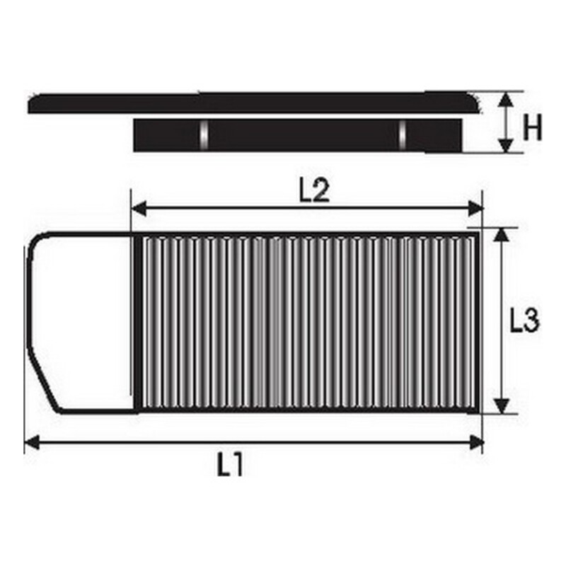 Luftfilter Green Filters P965017 - 2