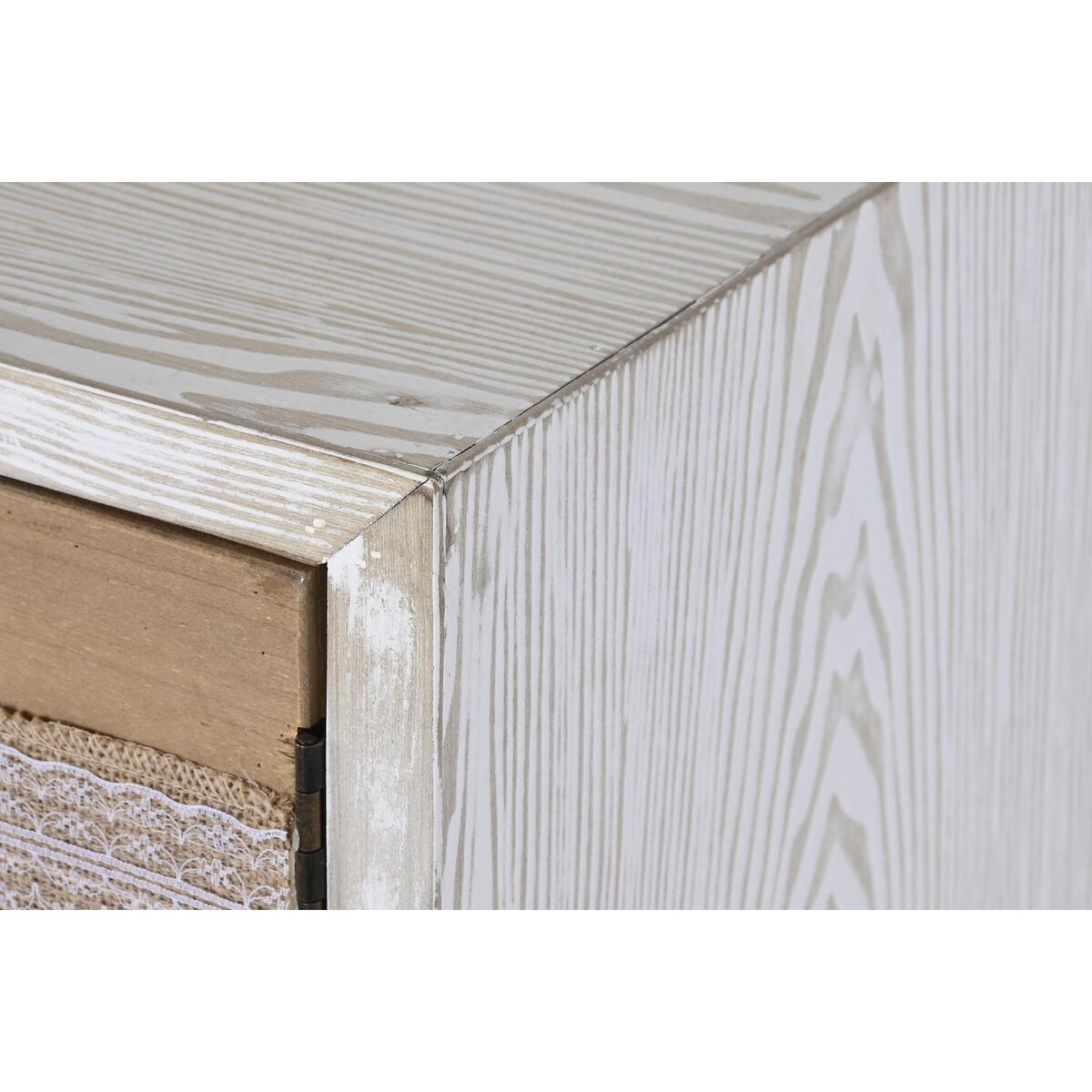Skänk DKD Home Decor Gran Bomull Vit (120 x 35 x 80 cm) - 8