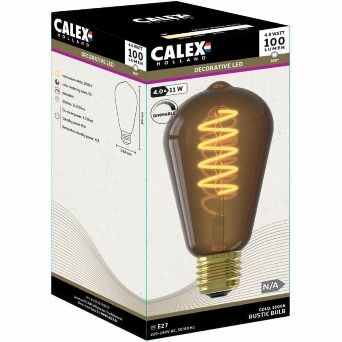 LED-lampa Calex 4 W - 3