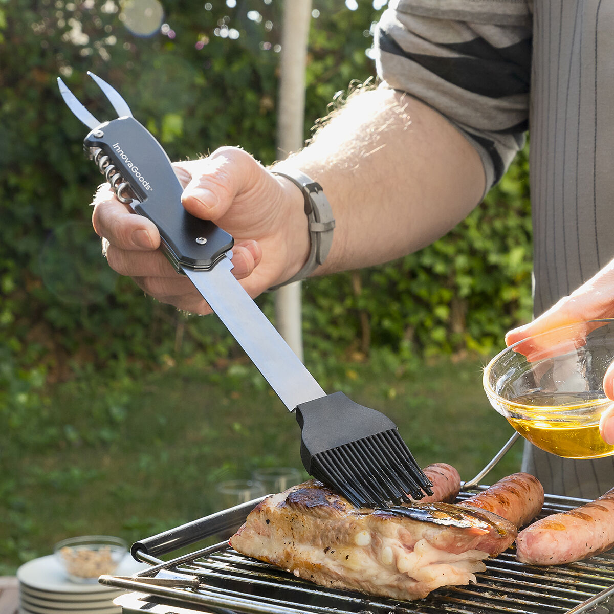 Set med Redskap för Barbecue 5 i 1 Bbkit InnovaGoods - 3