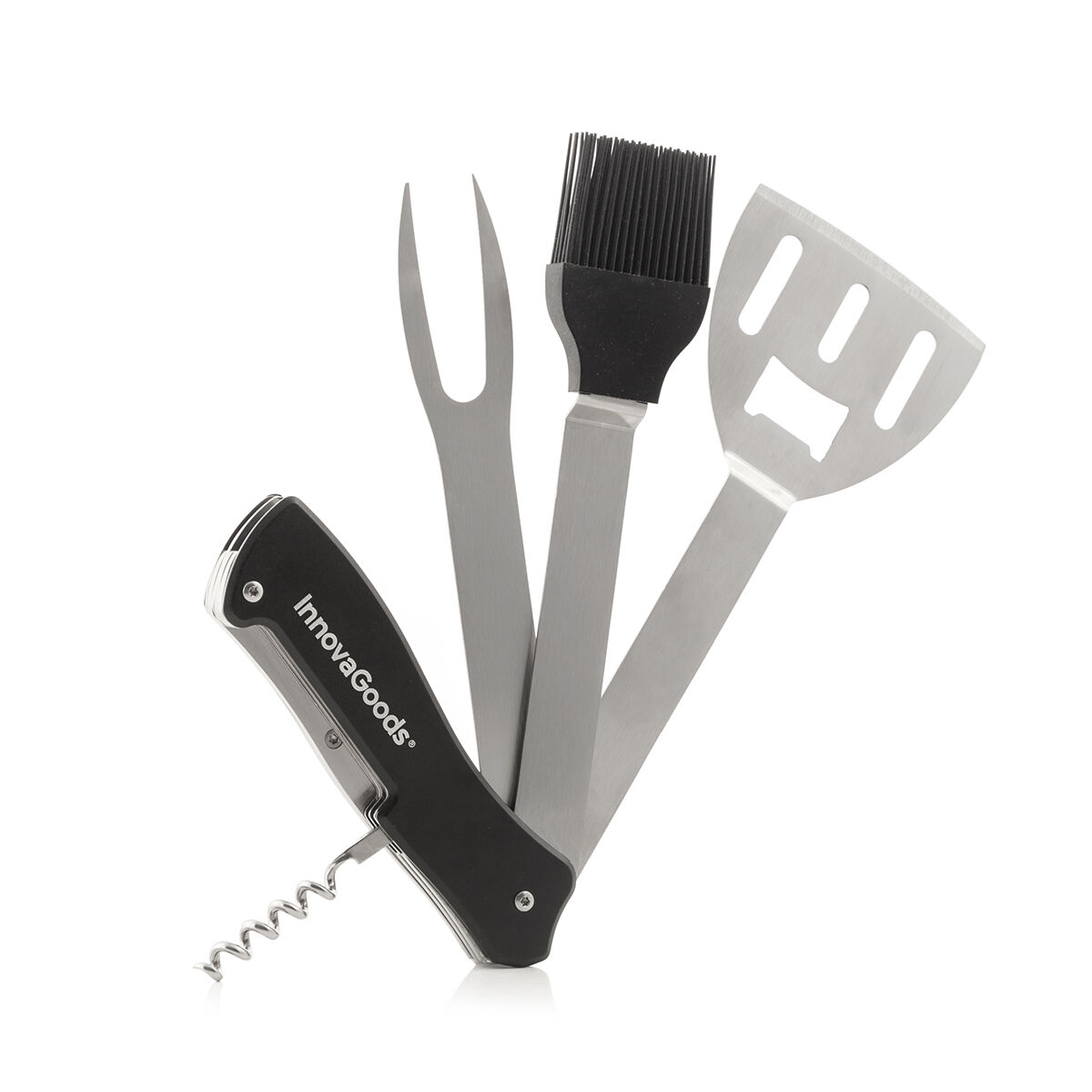 Set med Redskap för Barbecue 5 i 1 Bbkit InnovaGoods - 7