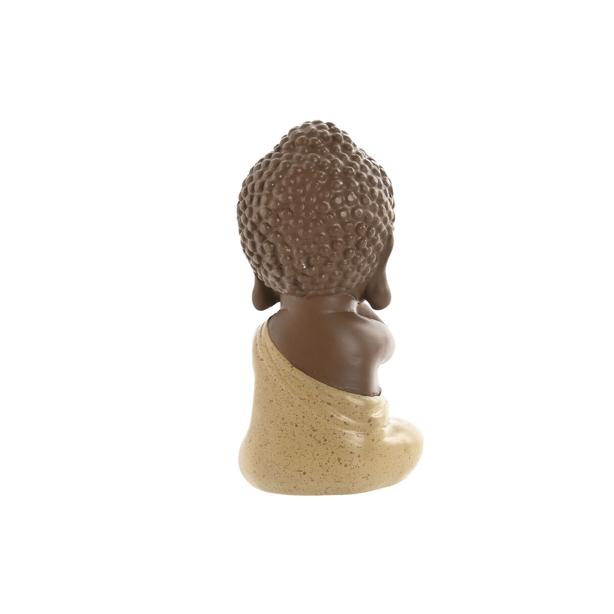 Prydnadsfigur Home ESPRIT Orange Korall Lime Harts Buddha Orientalisk 5,5 x 5 x 10,5 cm (3 antal) - 3