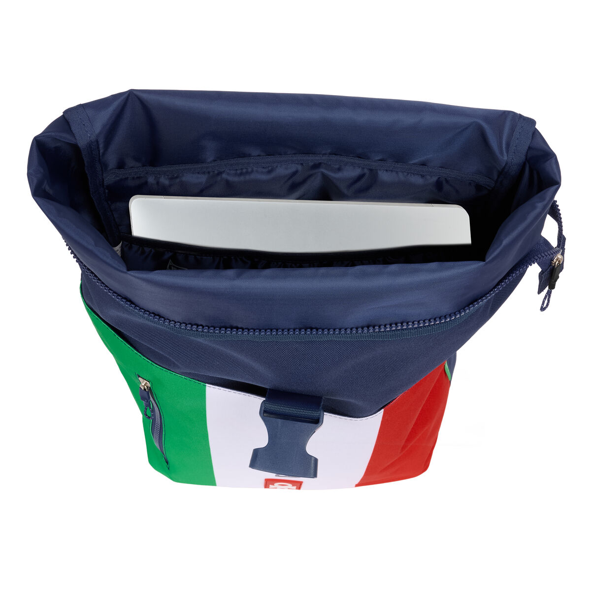 Laptopryggsäck Benetton Flag Marinblå 28 x 42 x 13 cm - 2