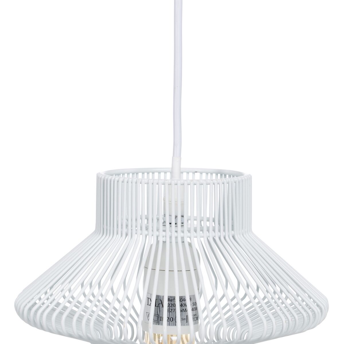 Taklampa Metall Vit 28 x 28 cm - 7