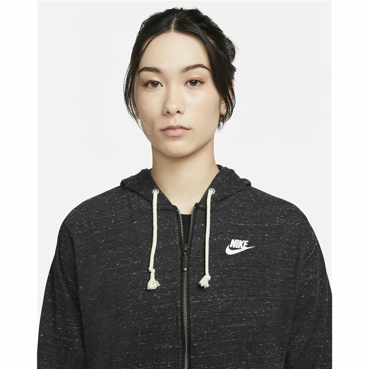 Tröja med huva Dam Nike Sportswear Mörkgrå - 3