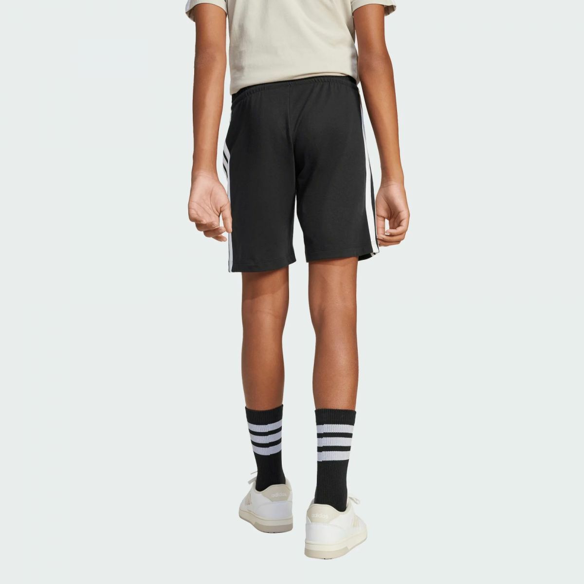 Sportshorts för barn Adidas J 3S KN SH 210 JE0310 Svart - 3