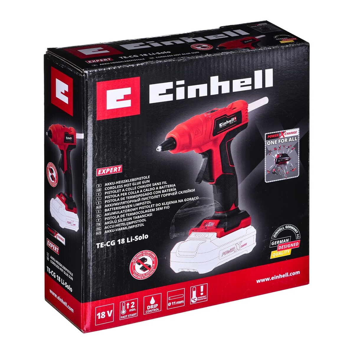 Smältpistol Einhell TE-CG 18 Li-Solo - 7