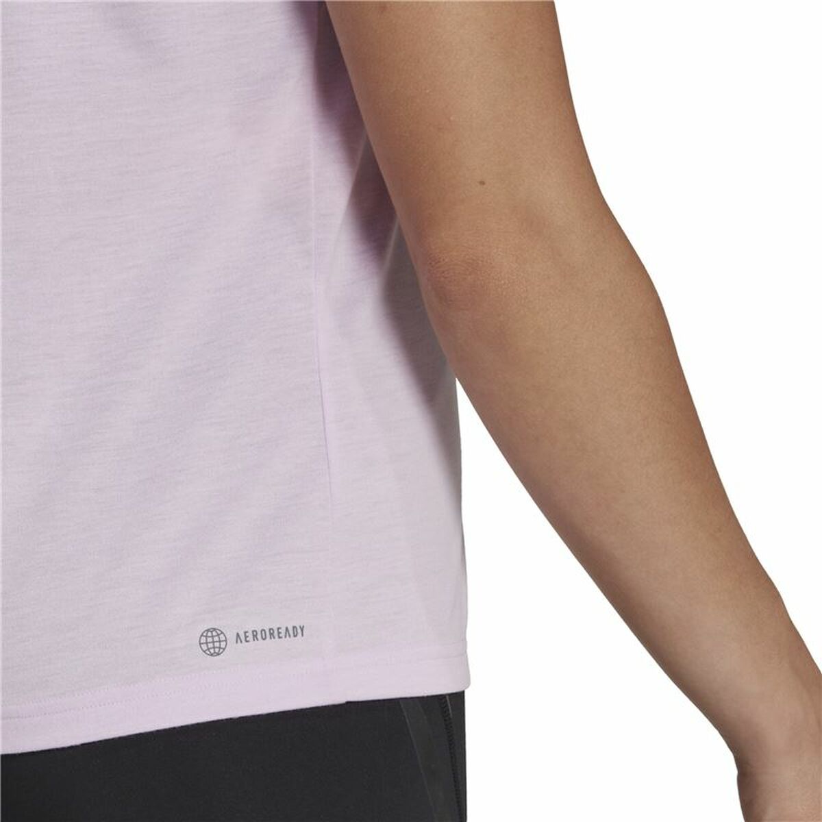 T-shirt med kortärm Dam Adidas  trainning Floral  Lila - 2