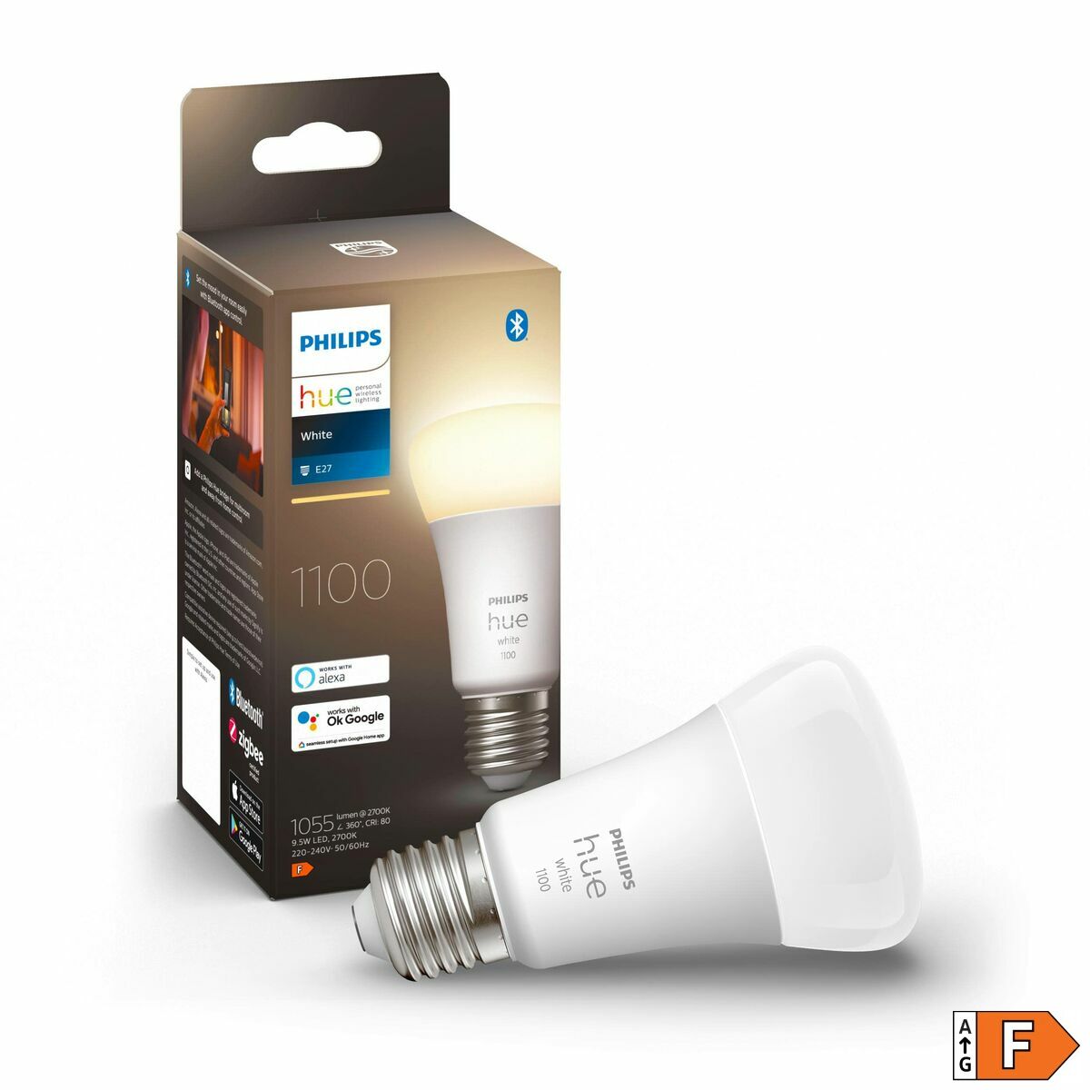 LED-lampa Philips 8719514288232 Vit F 75 W E27 (2700 K) - 8